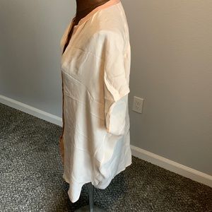 Vince silk short sleeve blouse